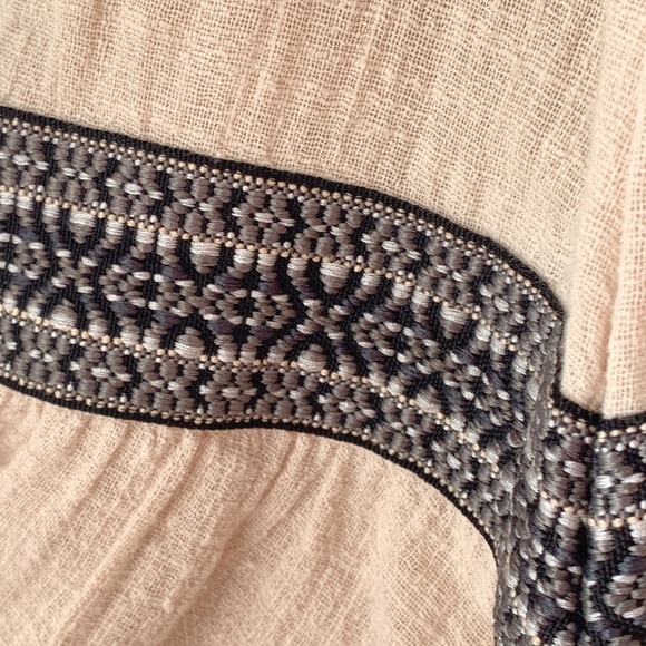 Bohemian Open Shoulder SleeveTops Size M - Picture 6 of 9